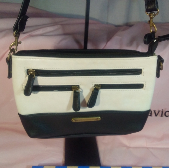 STONE MOUNTAIN Blue&White Talia Low Volume Cross Body § - Picture 1 of 9